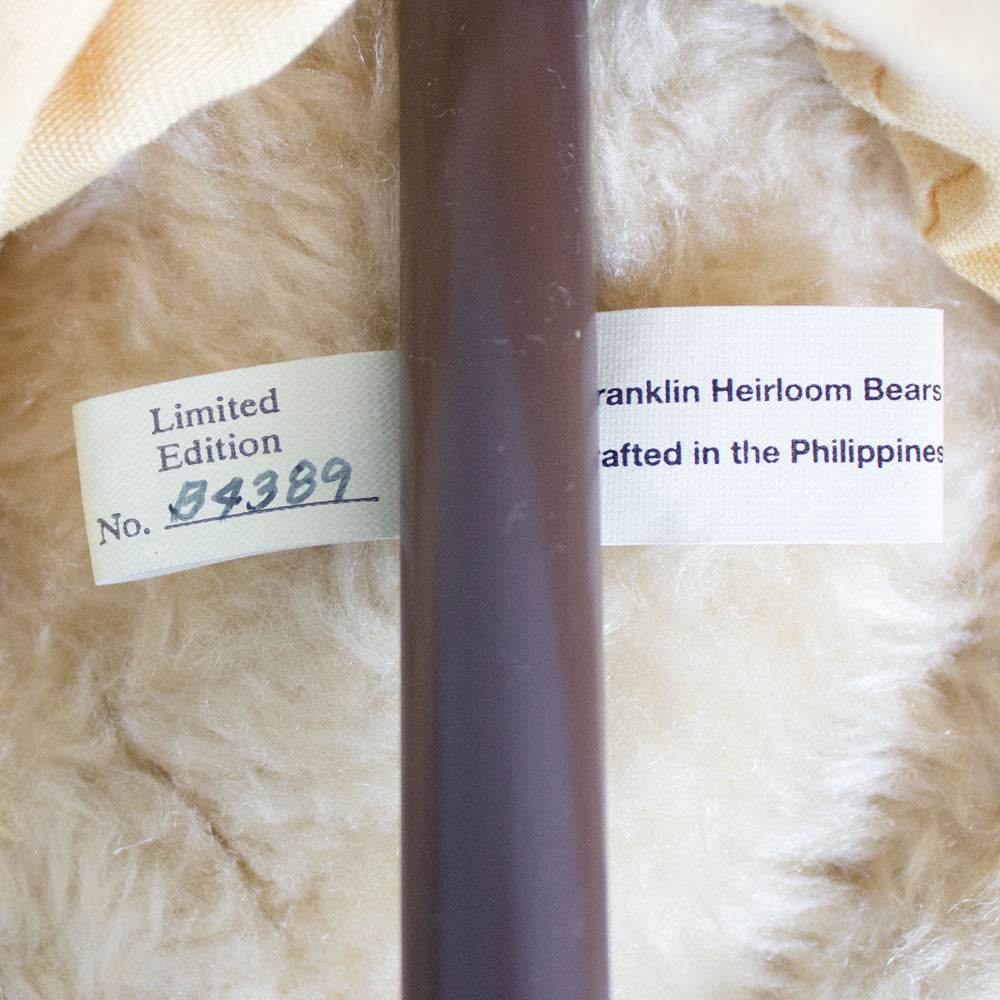Franklin Mint Heirloom Christmas Bear