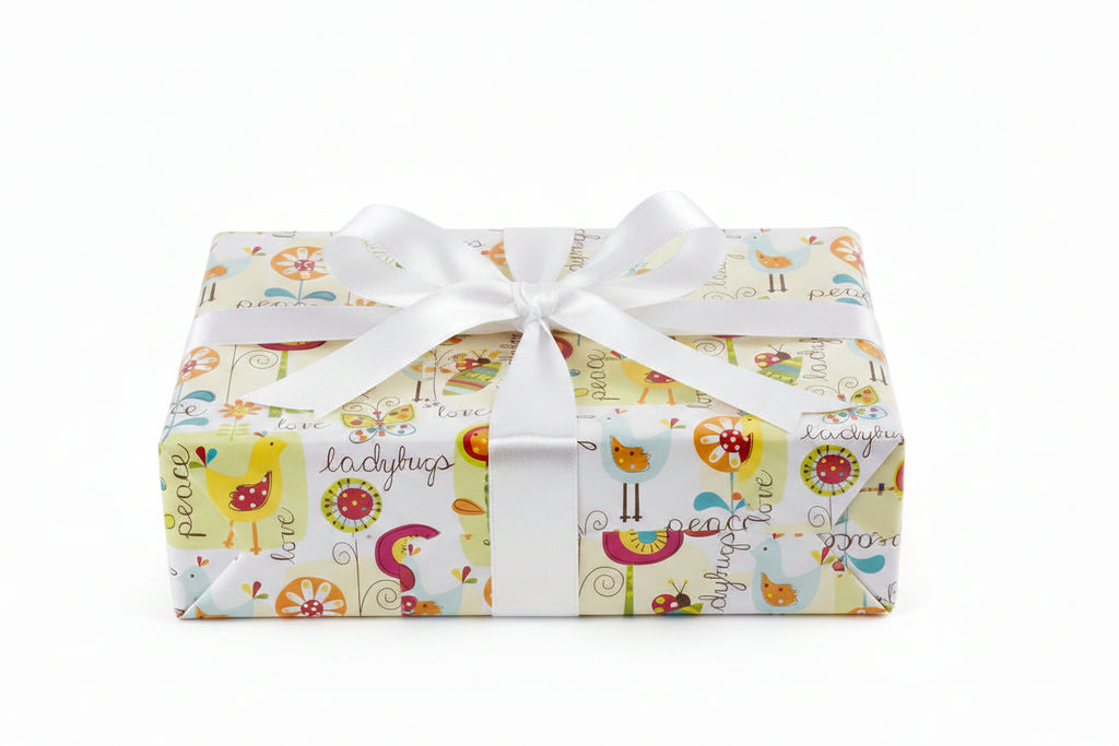 Ladybug and Butterfly Gift Wrap