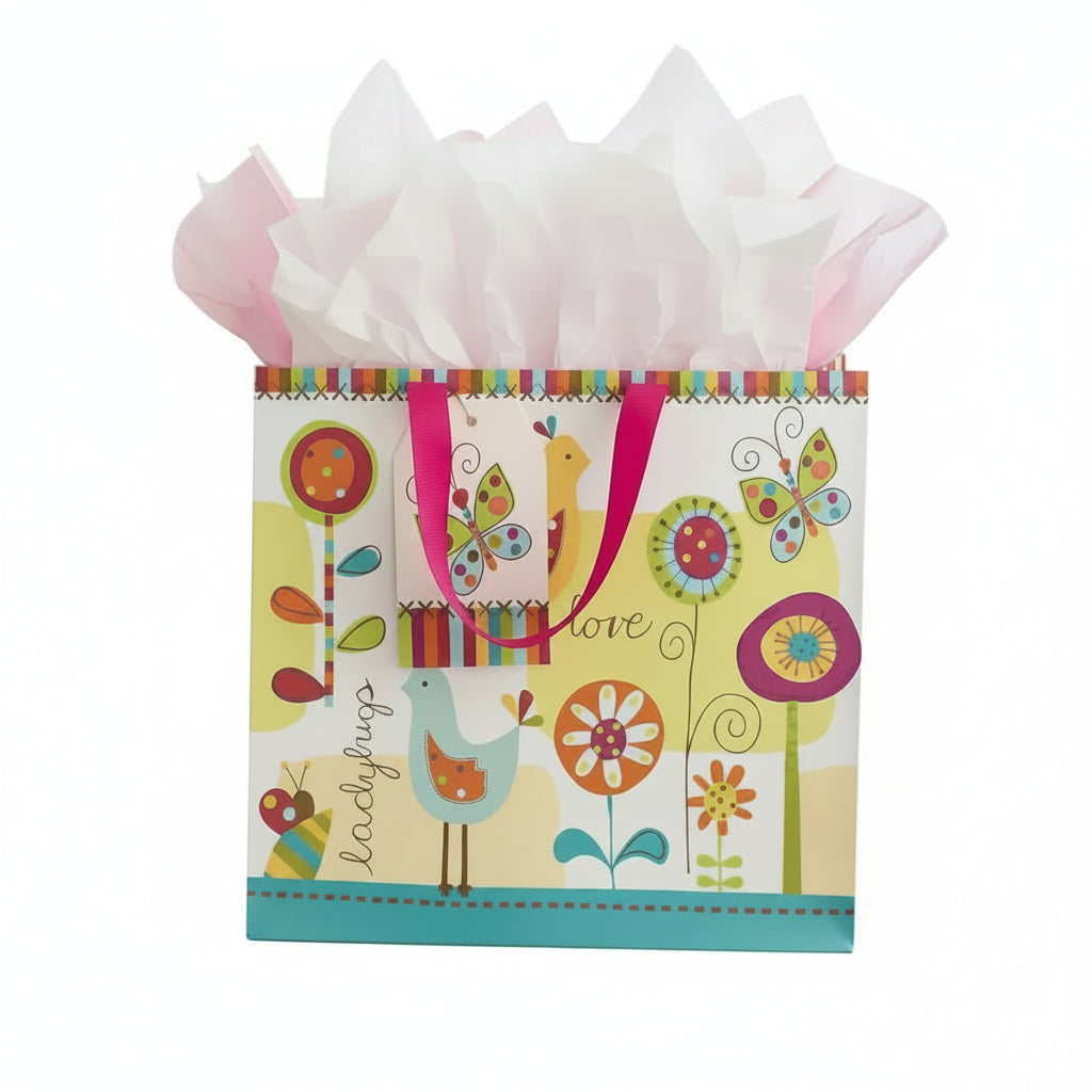 Ladybug and Butterfly Gift Bag