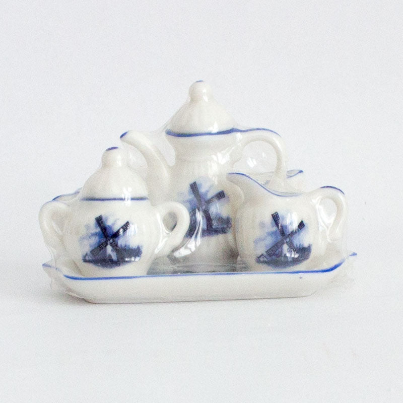 Miniature Holland Themed Tea Set