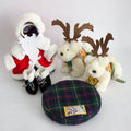 Muffy Santas Workshop Outfit with LuLu Reindeer and Lulu's bed