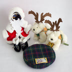Muffy Santas Workshop Outfit with LuLu Reindeer and Lulu's bed