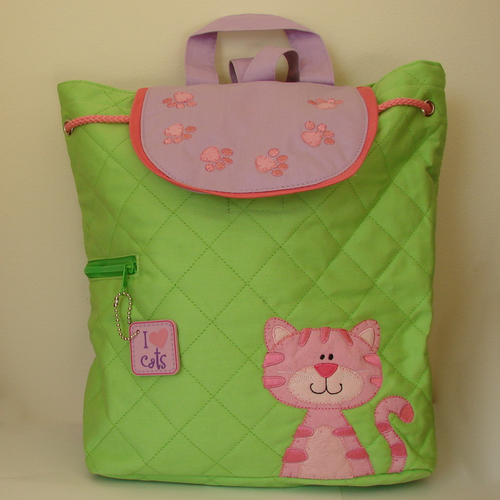 Cat Quilted Back Pack