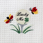 Lucky Me Ladybug Golf Towel