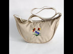 Embroidered Ladybug Crossbody Bag