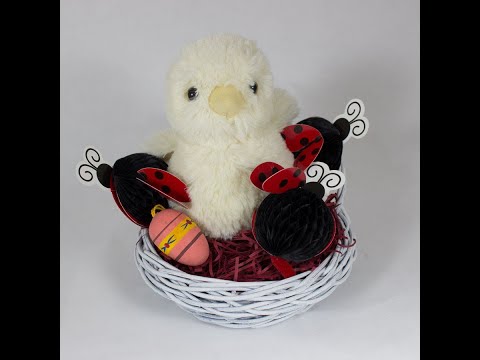 Chick and Ladybug Easter Basket